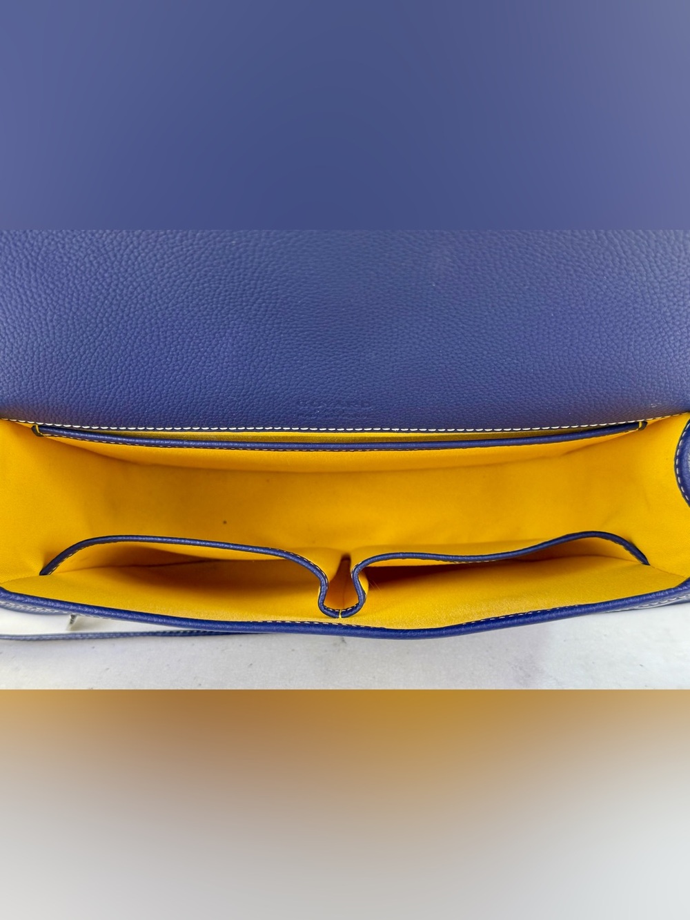 GOYARD BELVEDERE MM BAG IN BLUE - Picture 12 of 12
